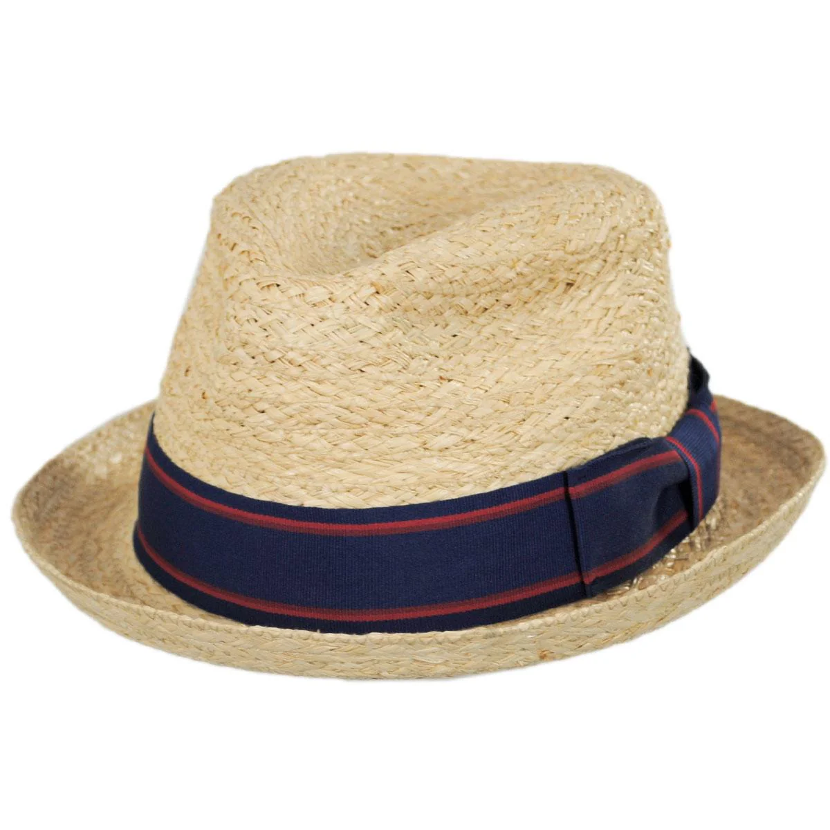 Wholesale Golden Hill Raffia Straw Fedora Hat B2B Pre-Pack