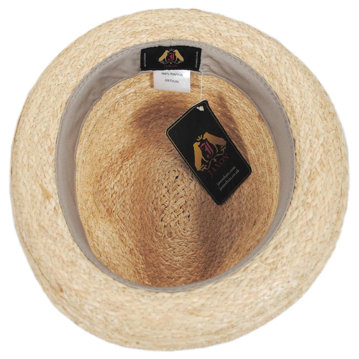 Wholesale Golden Hill Raffia Straw Fedora Hat B2B Pre-Pack - Image 4
