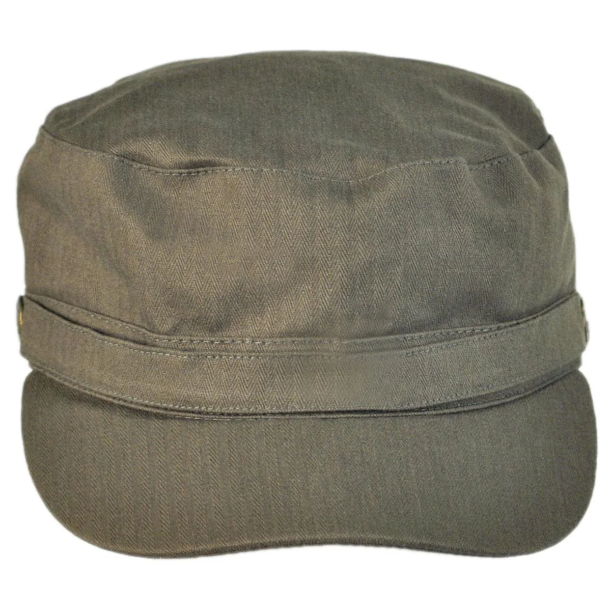 Wholesale Herringbone Cotton Cadet Cap B2B Pre-Pack - Image 2