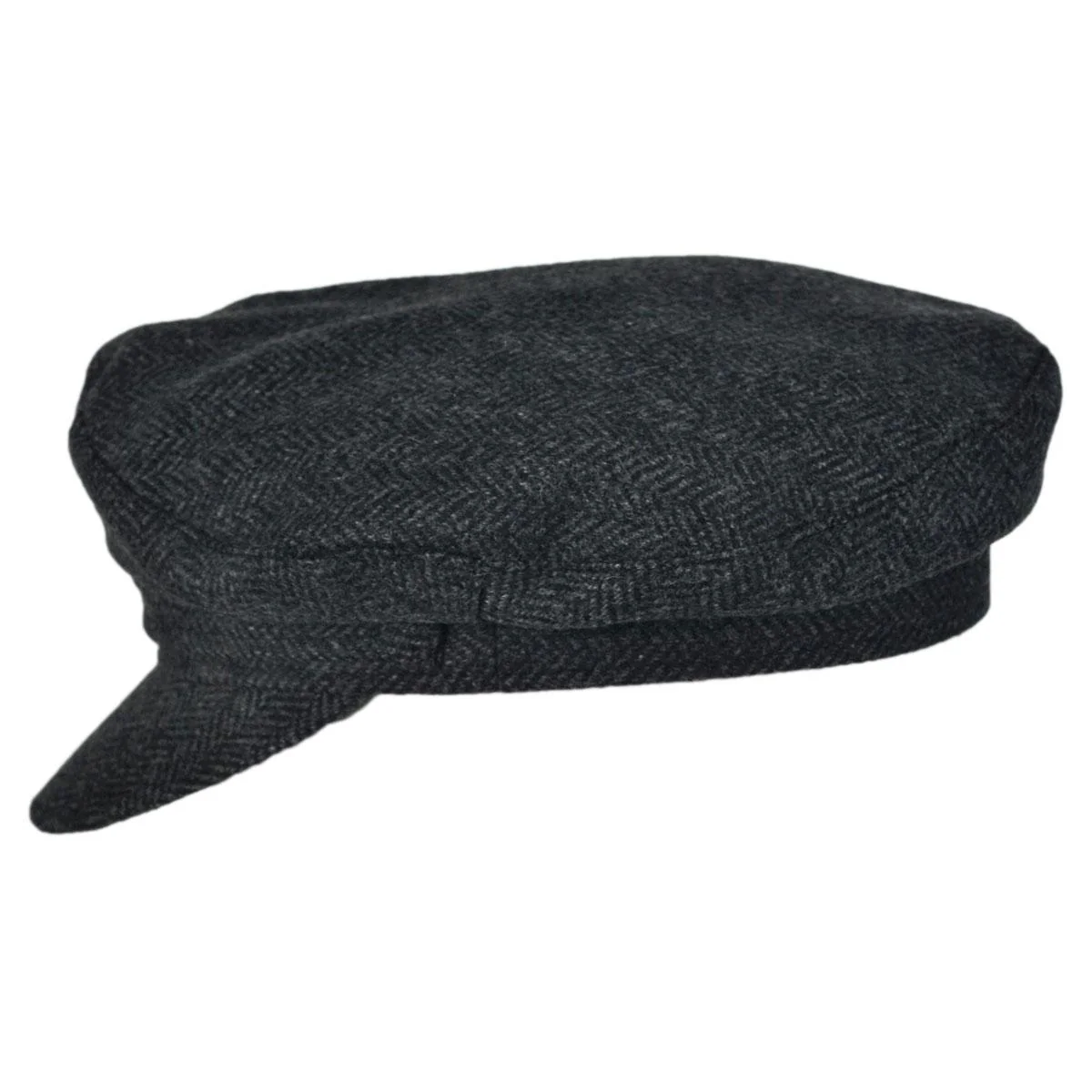 Wholesale Herringbone Wool Blend Fiddler's Cap B2B Pre-Pack - Image 3