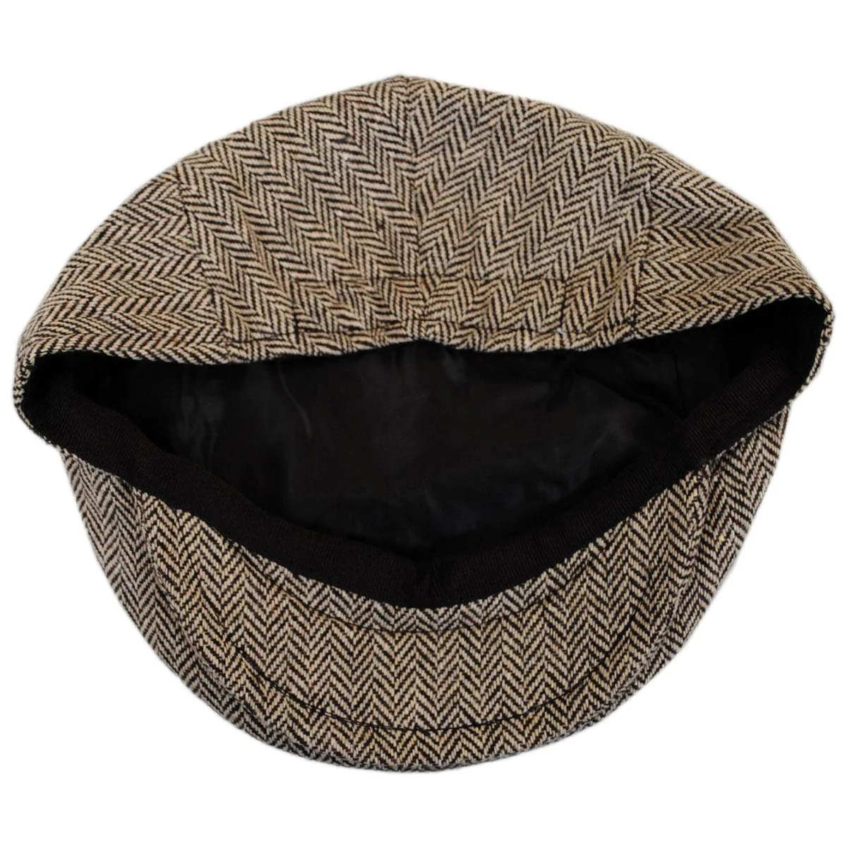 Wholesale Kid's Herringbone Wool Blend Ivy Cap B2B Pre-Pack - Image 4