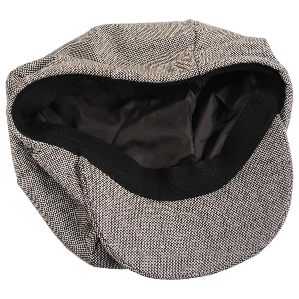 Wholesale Marl Tweed Wool Blend Big Apple Cap B2B Pre-Pack - Image 4