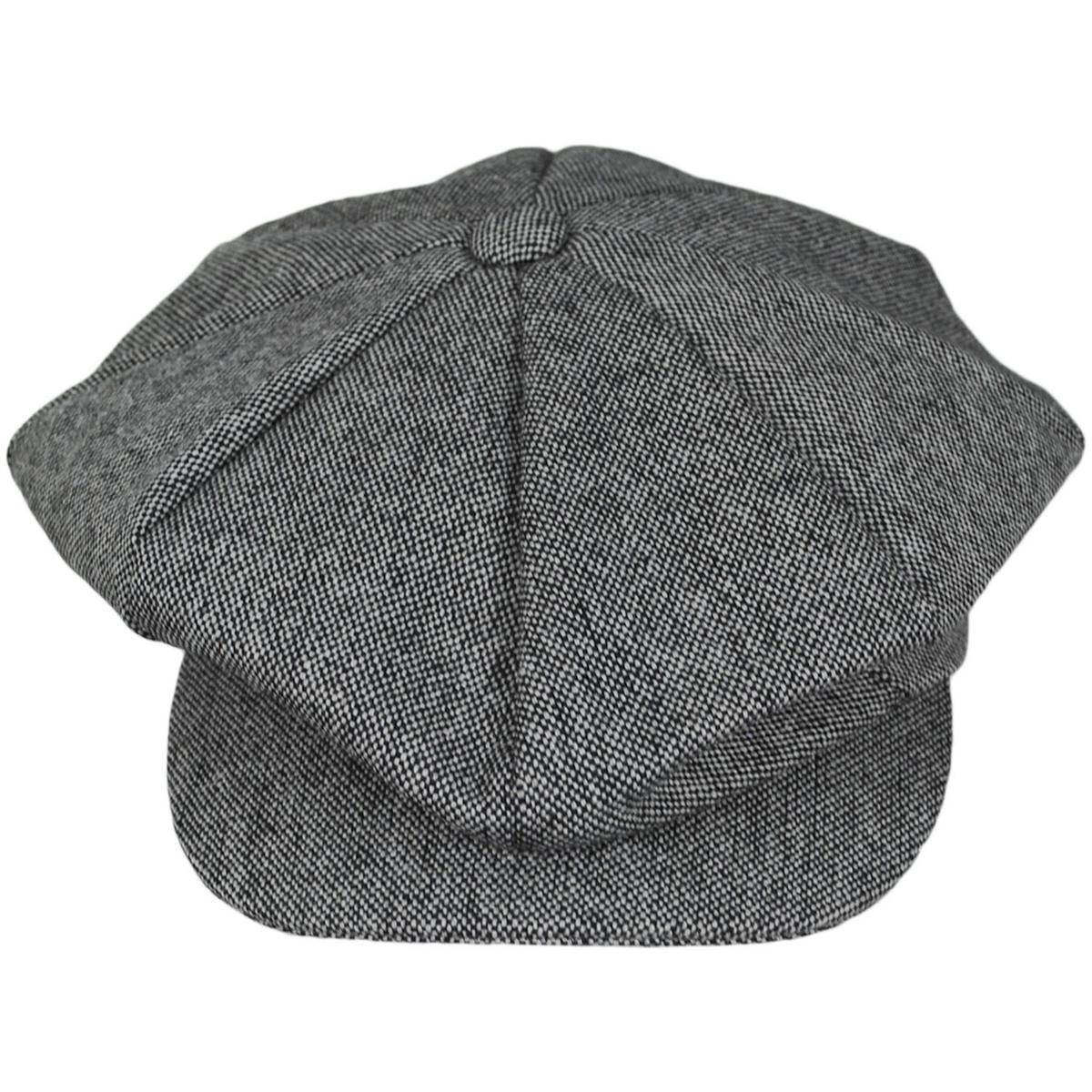Wholesale Marl Tweed Wool Blend Big Apple Cap B2B Pre-Pack - Image 6