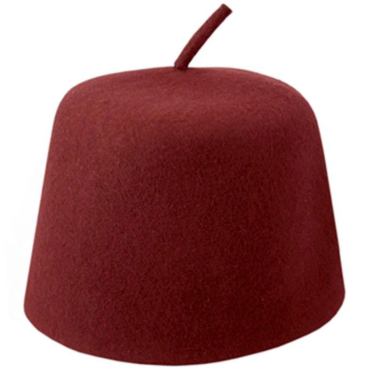 Wholesale Maroon Wool Fez with Stem B2B-Pre-Pack