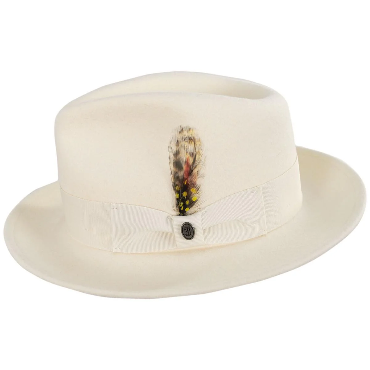 Wholesale Pachuco Crushable Wool Felt Fedora Hat  - Cream B2B Pre-Pack - Image 5