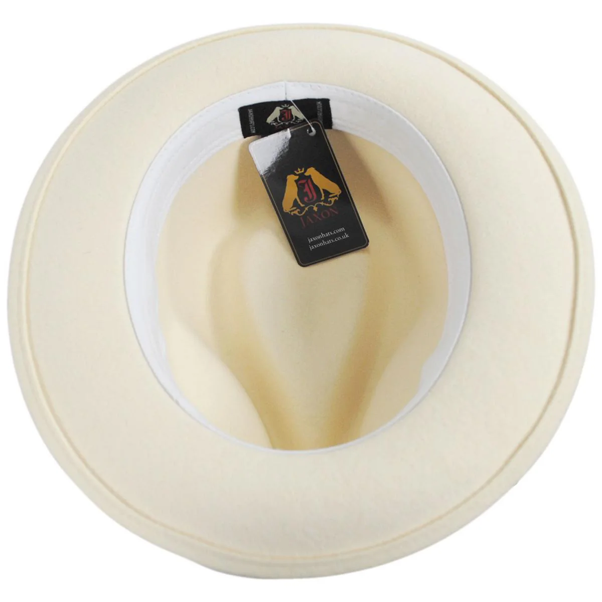 Wholesale Pachuco Crushable Wool Felt Fedora Hat  - Cream B2B Pre-Pack - Image 6