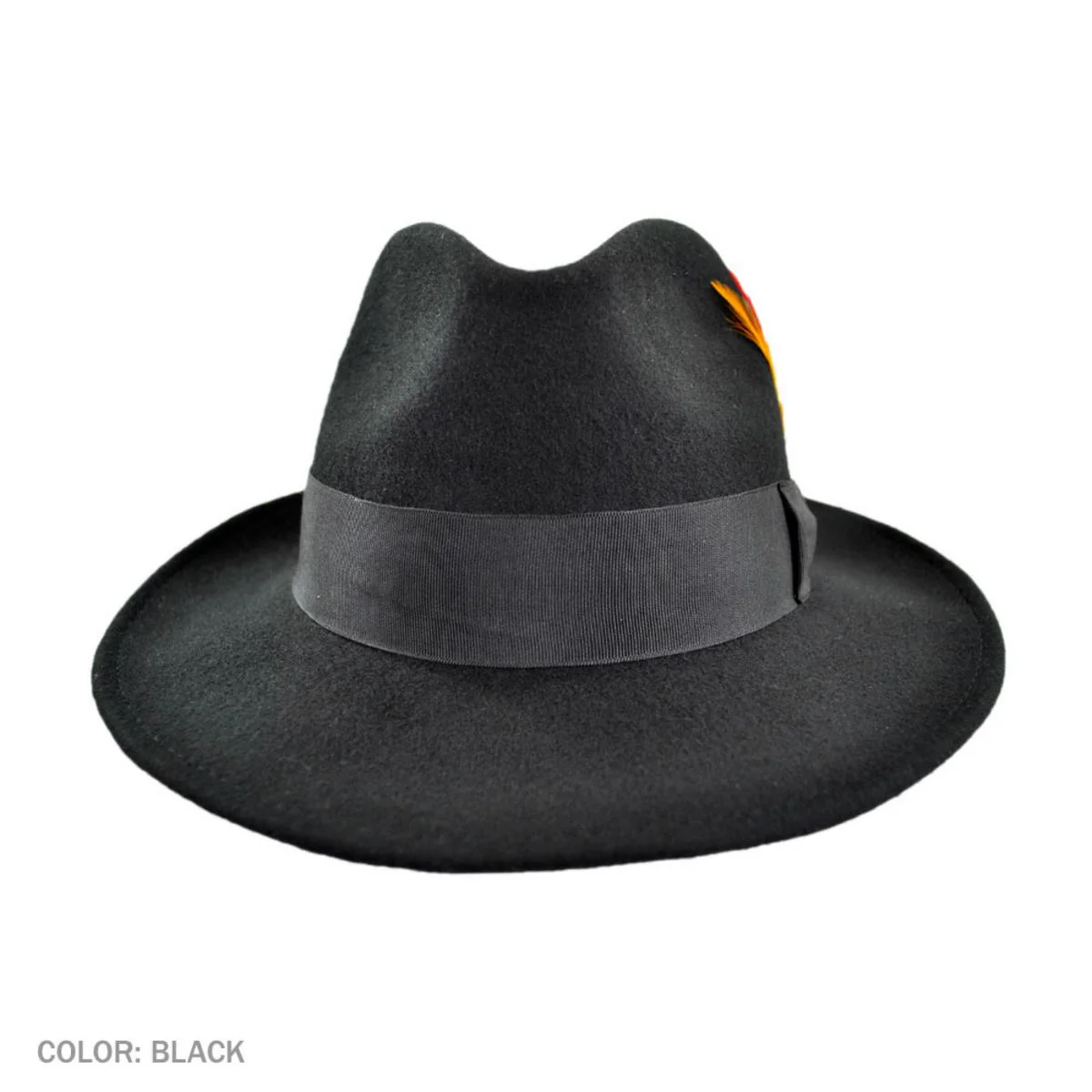 Wholesale Pinch Crown Crushable Wool Felt Fedora Hat B2B Pre-Pack - Image 4