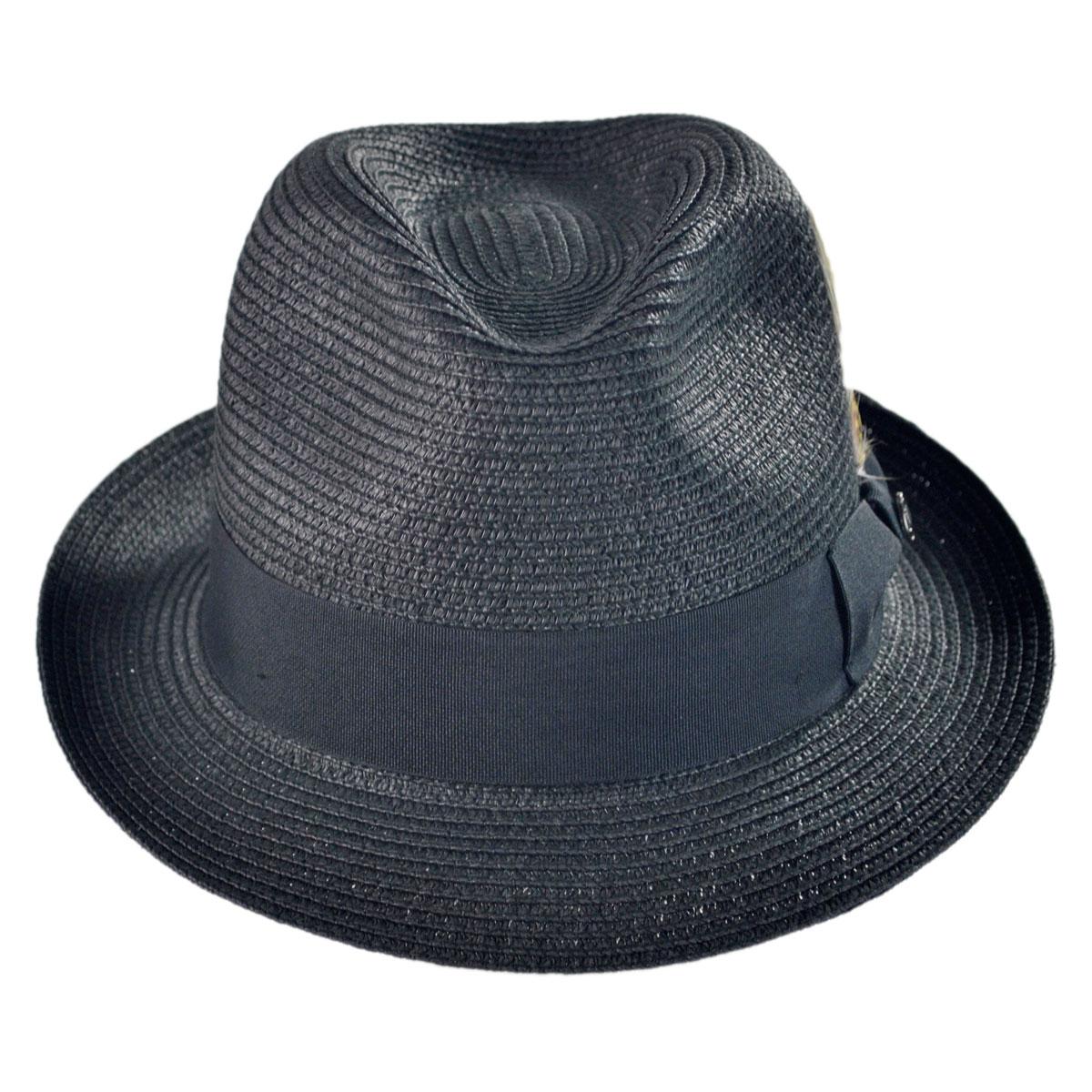 Wholesale Toyo Straw Braid Trilby Fedora Hat B2B Pre-Pack - Image 2