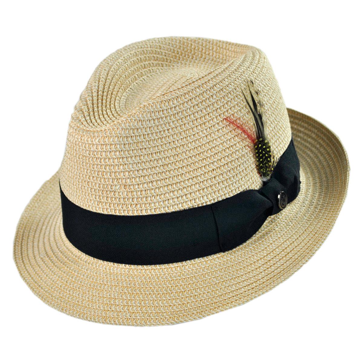 Wholesale Toyo Straw Braid Trilby Fedora Hat B2B Pre-Pack - Image 5
