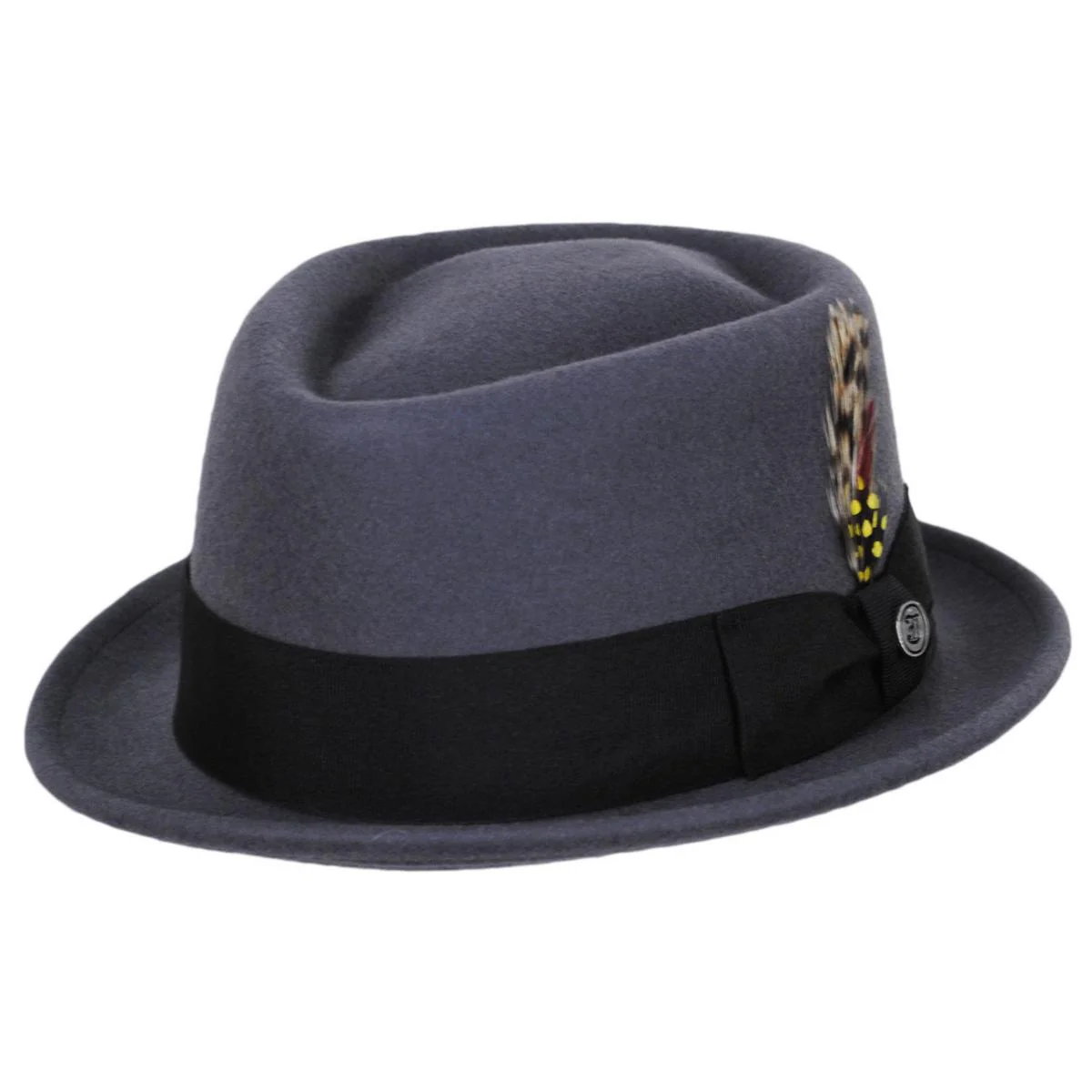 Wholesale Wool Felt Diamond Crown Fedora Hat B2B Pre-Pack - Image 7