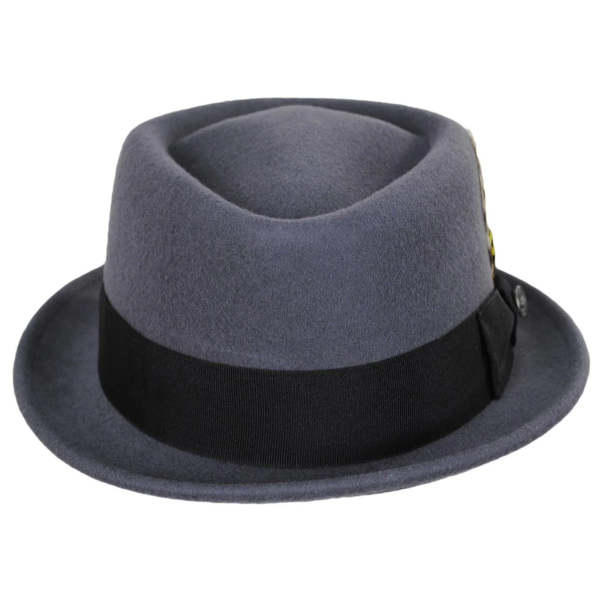 Wholesale Wool Felt Diamond Crown Fedora Hat B2B Pre-Pack - Image 8