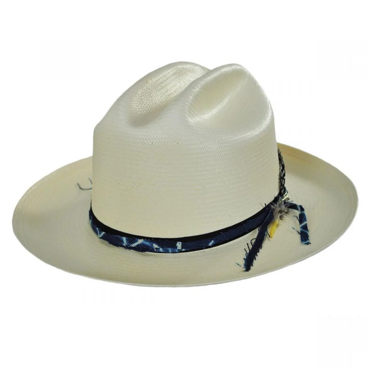 Wildling Shantung Straw Open Road Western Hat