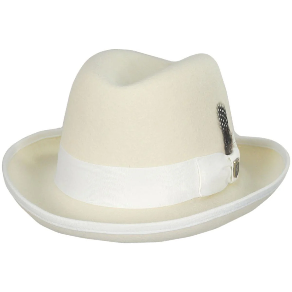 Wool Felt Homburg Hat - Image 6