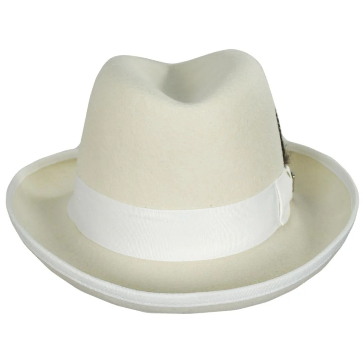 Wool Felt Homburg Hat - Image 7