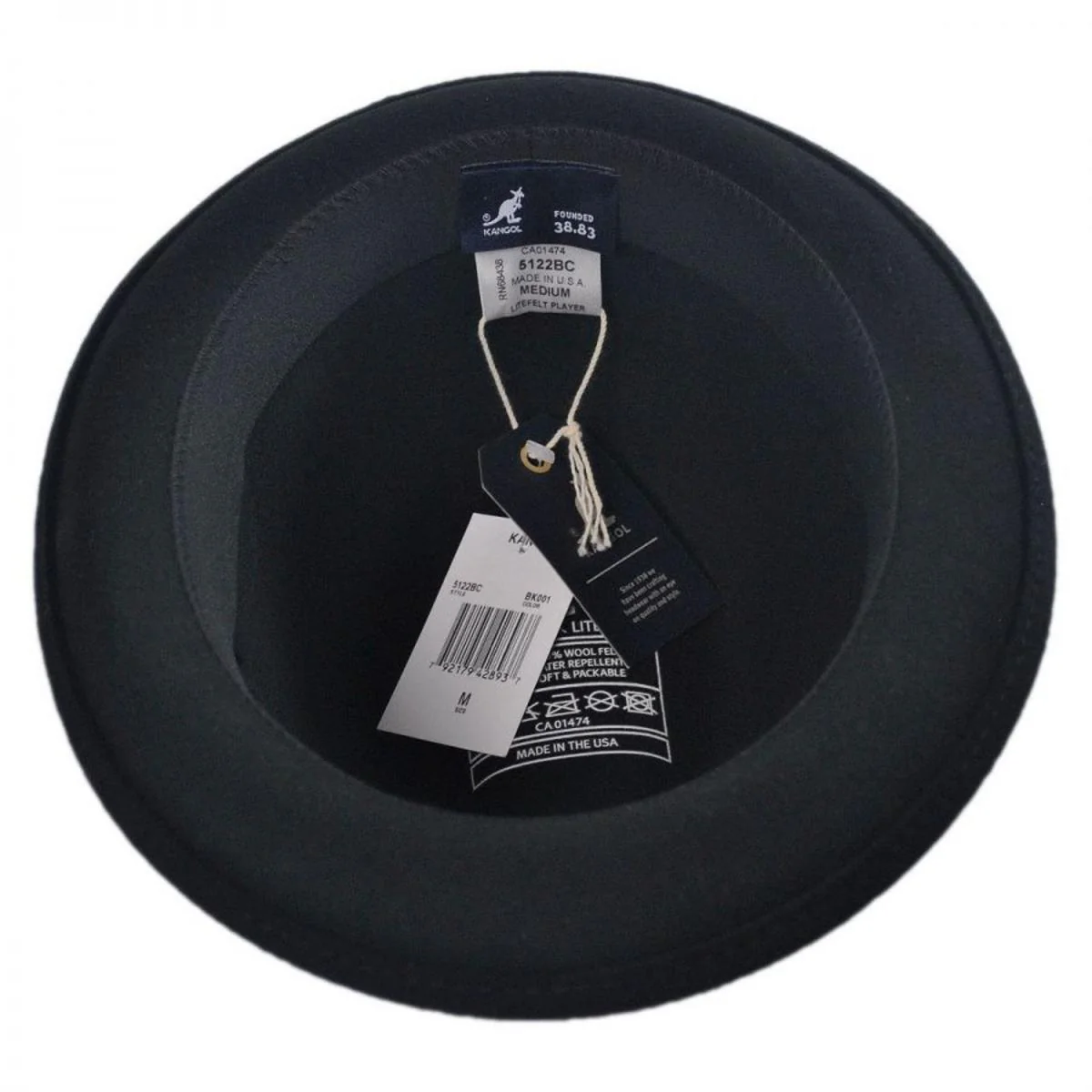 Wool LiteFelt Player Fedora Hat - Image 3
