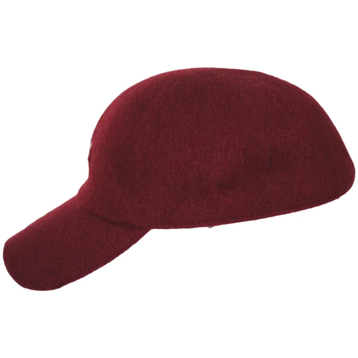 Wool Spacecap Fitted Baseball Cap - Cranberry - Image 3