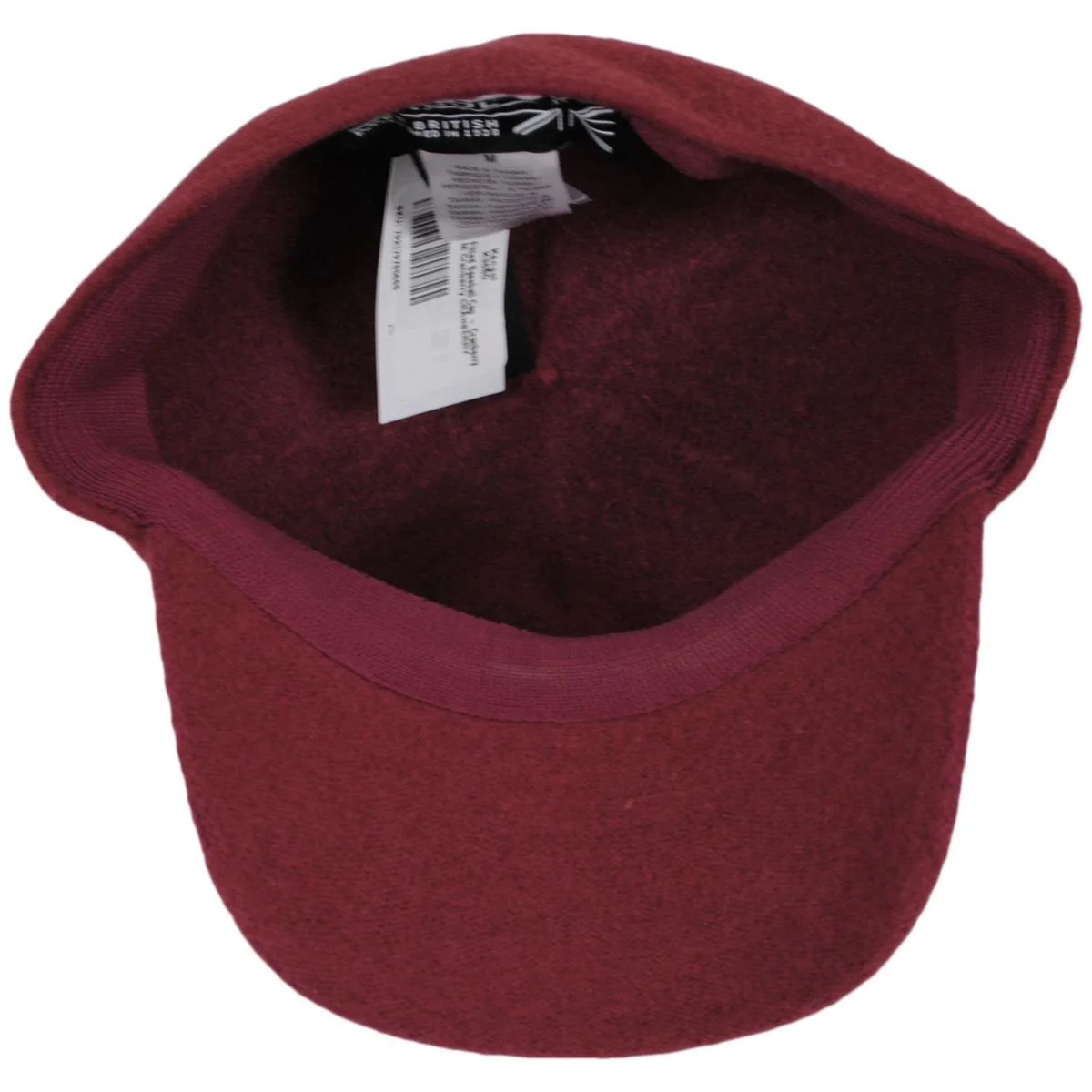 Wool Spacecap Fitted Baseball Cap - Cranberry - Image 4