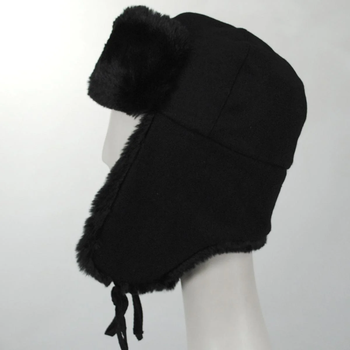 Wool Ushanka Trapper Hat - Image 3